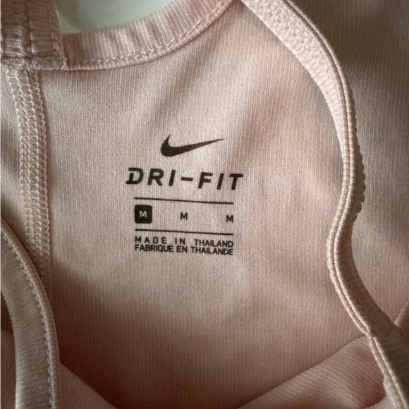 Set of 2 Nike Yoga Strappy Ribbed Tank Tops Blue and Pink Women’s size Medium - Picture 13 of 16